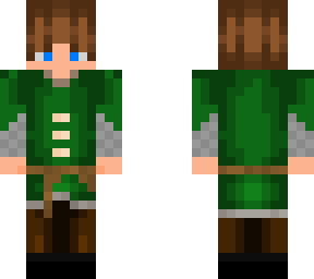 medieval boy, green