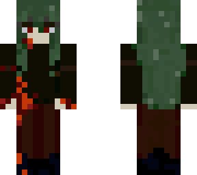 oc green haired