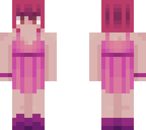 pink hair girl