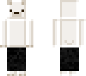 soapy polar bear with pants for my friend