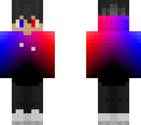 blue and red