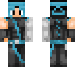 blue ninja warrior guy