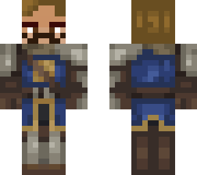 knight with mustace