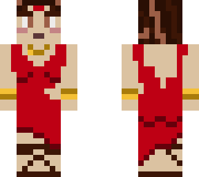 lady in red