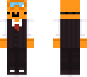 orange guy in a suit