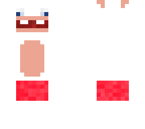rabbid with shorts