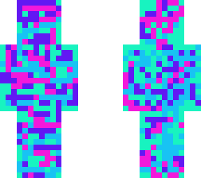 shaded glitching colours