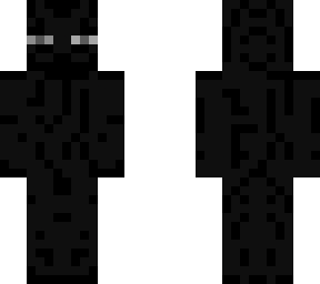 the enderman skin with grey eyes