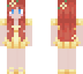 ginger yellow dress w/ flowers