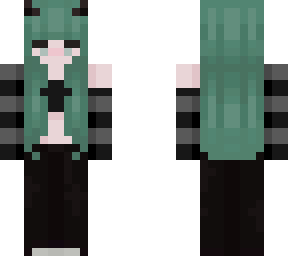 green hair goth