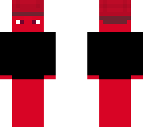 red guy with aura