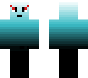 angry fade blue man