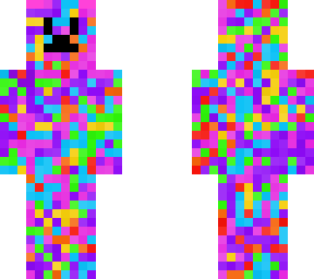 bear glitching colours rainbow