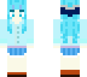 blue hair