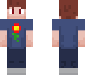 boy (red flower)
