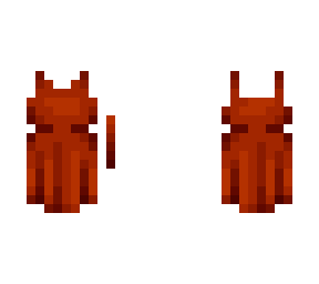 dark orange short dress base
