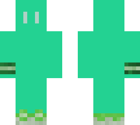 drippy teal blob