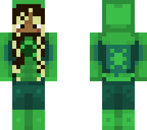 radioactive spidergirl with blonde highlights (custom made variant) (corrected)