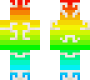 rainbow gradient with flow trim