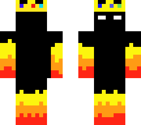 tai type of skin with fire hands and legs