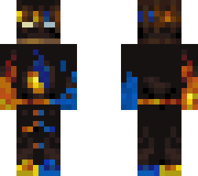 blue orange leafy ninja