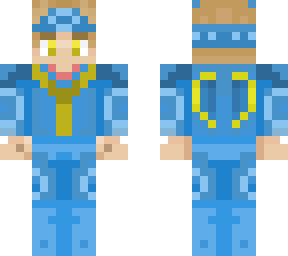 blue yellow guy