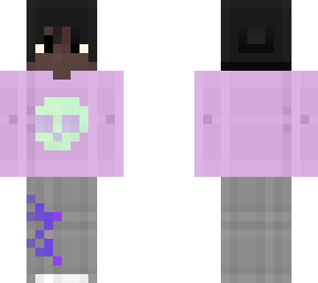 casual boy - purple sweater - purple star