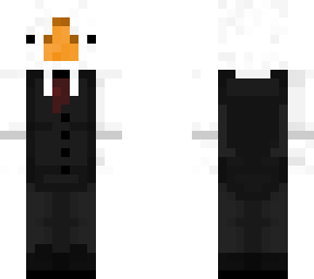 goose in a suit