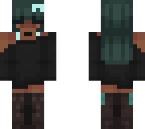 turquoise girl