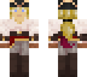 blonde female pirate girl maiden