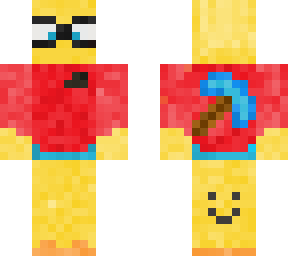 glasses diamond pickaxe
