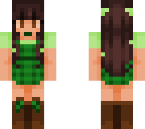 green farm girl