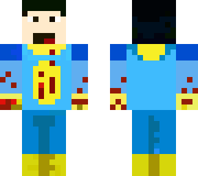 light blue mark