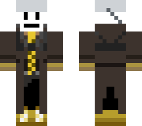 pot in a coat and tuxedo