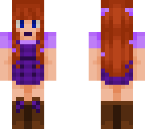 purple farm girl