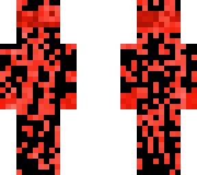 red and black skin