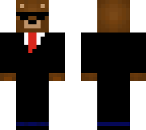 bear with a suit