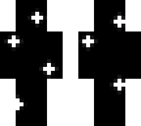black/white simple skin