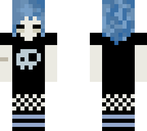 blue hair femboy