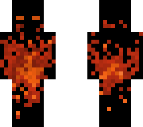 burning flames