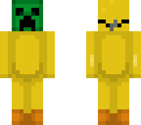 just a normal duck with a creeper mask right?
