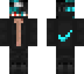 red/blue black boy