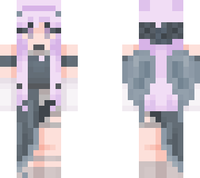angle girl purple