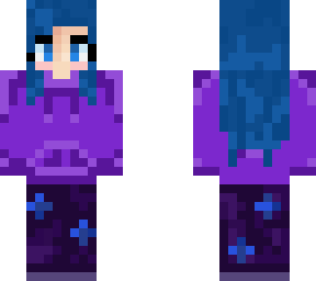 chica azul