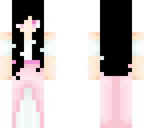recolored medieval pink girl