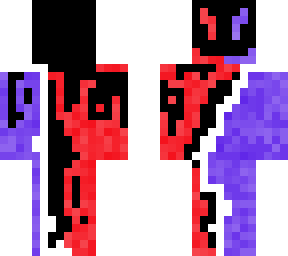 red and blue