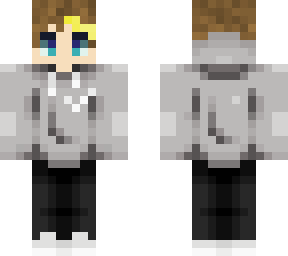 white boy, gray sweatshirt