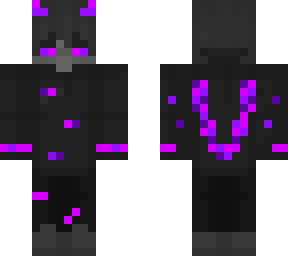 black and purple demon