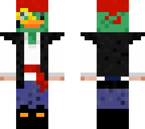 pato pirata verde