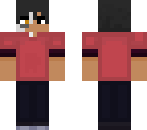 afro boy half zombie